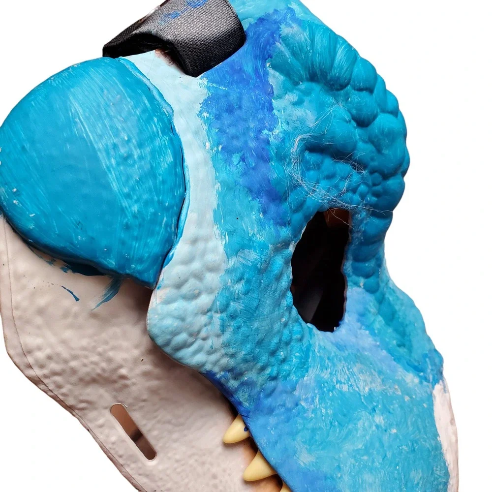 Jurassic‎ World Dominion Velociraptor Dinosaur Mask Mattel 2017 Moveable Jaw